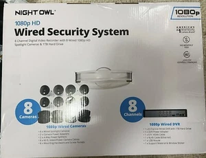 New Night Owl ‎ Wired 8 Cameras  & DVR  Security Camera System 1080p HD - Picture 1 of 6