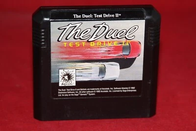 The Duel: Test Drive II 2 (Sega Genesis, 1992) Authentic Game Cartridge - Image 1 of 3
