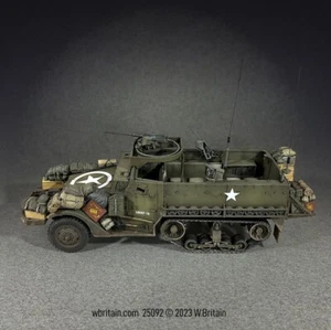 M3A HALF TRACK U.S. WWII William Britains 25092 MINT IN BOX - Picture 1 of 5