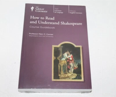 Great Courses How To Read & Understand Shakespeare Course Guidebook 4 Discs BN - Image 1 of 3