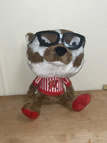 TEAM NERDS STUDY BUDDY UNIV OF WISCONSIN PLUSH BUCKY BADGER 2011 Cover