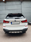 Black Gloss Rear Door/ Roof Spoiler Wing Cover Trim Extesion For BMW X1 F48