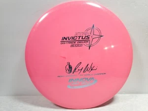 DISC GOLF INNOVA RICKY WYSOCKI SIGNATURE STAR INVICTUS DRIVER 172 grams Pink - Picture 1 of 4