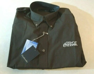 Coca Cola Short Sleeve Men's Uniform Shirt Button Cotton pocket Size S New Tag  - Image 1 of 4