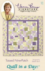 Eleanor Burns Lanzado Nueve Parches Edredón Patrón Colgante de Pared Lap Queen King Twin - Imagen 1 de 3