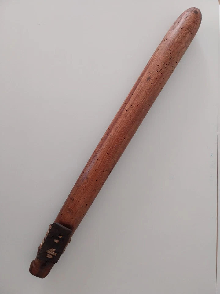 Ancien battoir de fléau à battre le grain - env. 60 cm outil agricole ancien - Photo 1/4