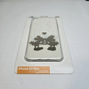 Disney Parks Schloss Mickey & Minnie Heart Kissing iPhone XS Max Clear Case Hülle - Bild 1 von 2