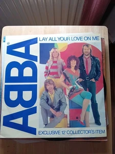 ABBA " Lay All Your Love On Me " 12"Vinyl Single Issued 1980. EX EX. A4. B4. - Picture 1 of 4