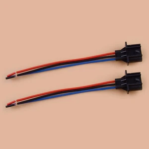 2pcs Wire Pigtail Male 9008 H13 Harness Head Light Fit Stock Bulb Plug - Picture 1 of 4