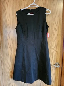 Spanx Women’s The Perfect Fit & Flare Dress Stretch Black Size Large NWT - Picture 1 of 12