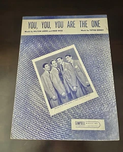 1948 You, You, You Are The One Sheet Music Ames Brothers Cover Collectible - Picture 1 of 6