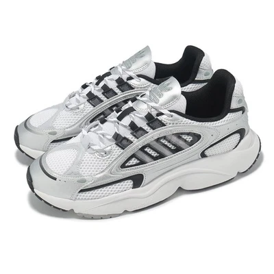 adidas Originals Ozmillen Silver Metallic Core Black Men Casual Shoes IF1814 - Immagine 1 di 4