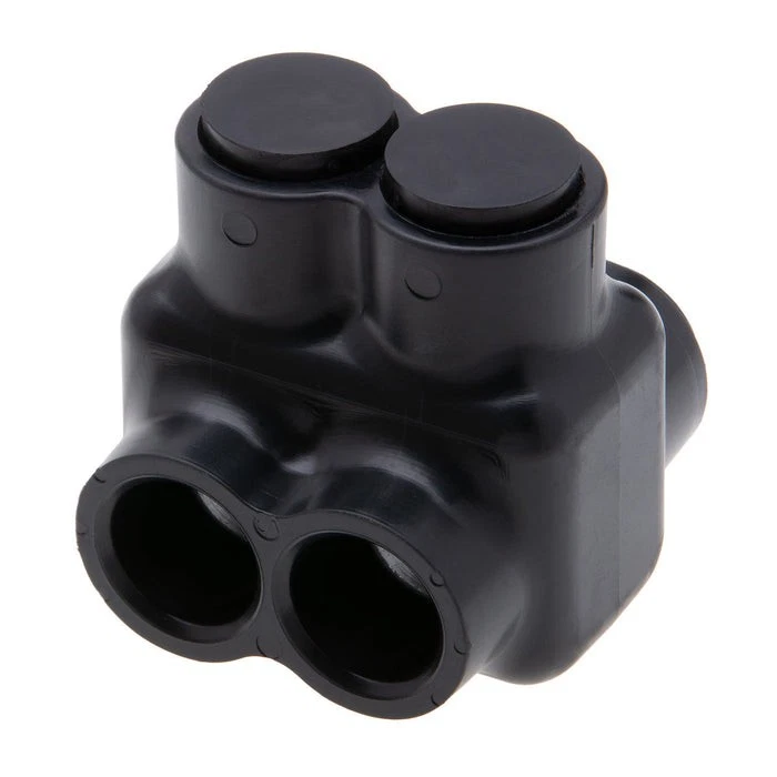 1 pc NSI Polaris IT-1/0 2-Port Black Multi-Tap Pre-Insulated Connector, 1/0 - image 1 of 1