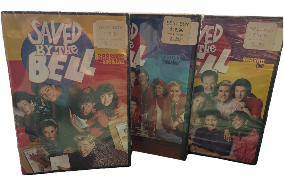 Saved by the Bell Complete Series DVDs Seasons 1-5 New Sealed 2000s TV Nostalgia - Image 1 of 1
