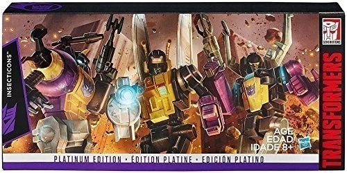Transformers Hasbro Platinum Edition Insecticons Bombshell Kickback Skrapnel Set - Image 1 of 1
