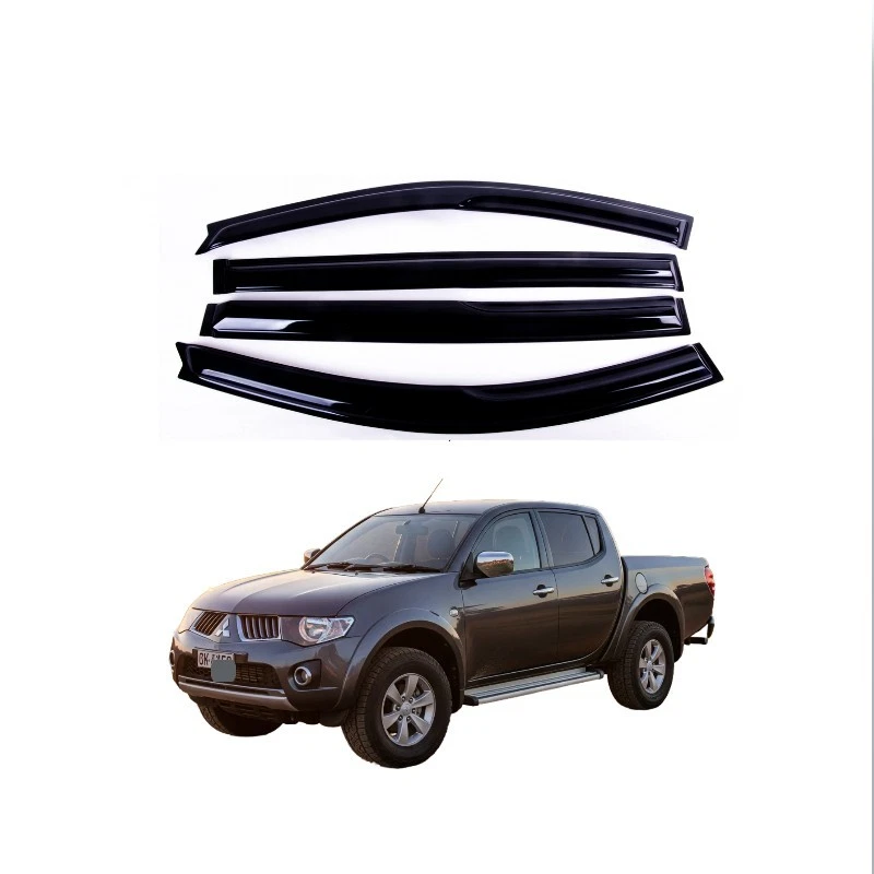 Fits Mitsubishi L200 2011-2015  Side Window Vent Visor Sun Rain Deflector Guard - Image 1 of 4