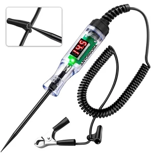 Automotive Test Light with 3-48V LED Digital Display, Automotive Circuit Tester - Picture 1 of 6