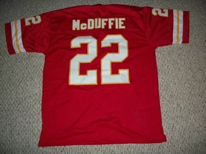 TRENT McDUFFIE unsigniertes individuelles Kansas City rot genähtes neues Fußballtrikot Gr. S-3XL - Bild 1 von 2
