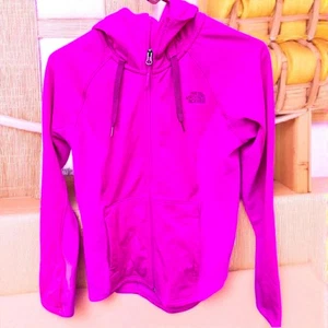 The North Face Surgent Full-Zip Hoodie Women's Small Pink Athletic Jacket - Picture 1 of 13