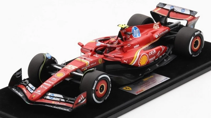 Ferrari SF-24 GP Abu Dhabi 2024 Carlos Sainz 1:18 LOOKSMART LS18F1071 - Immagine 1 di 1