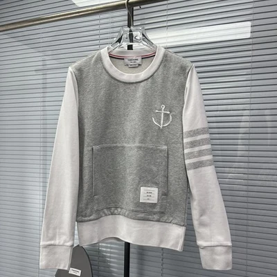 Thom Browne Men/women's Autumn New Long-sleeved Embroidery Fashion Sweater - Image 1 of 4