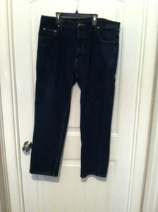 Mens Members Mark Dark Wash Denim Jeans 38x30 more like 37.5x29.5 - Picture 1 of 8
