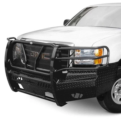 For GMC Sierra 1500 07-13 Bumper Original Series Full Width Black Powder Coated Foto 1 de 4