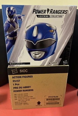 CAJA DE FÁBRICA Casco Power Rangers Lightning Collection Mighty Morphin Blue Ranger Foto 1 de 3
