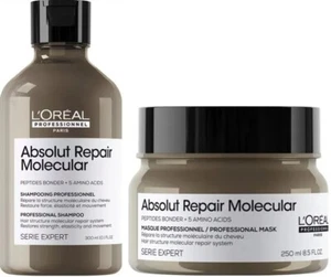 Absolut RepaiR Molecular : Shampoo 300ML + Masque 250ML Serie Expert - Imagen 1 de 1
