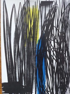 Hans HARTUNG Original lithograph "Influence", 1973 / Original print by Hartung - Picture 1 of 7