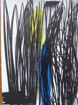 Hans HARTUNG 原版平版画“Influence”,1973 年 / Hartung 原版印刷品 — 第 1/4 张图片