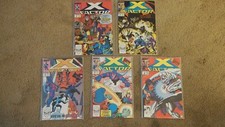 Vintage  X-Factor Issues 41-42-43-44-45  Marvel Comic Books