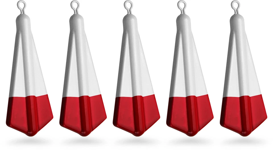 5-10 Stück bleifreie Heringsgewichte aus Zink zum Angeln - Bild 1 von 1