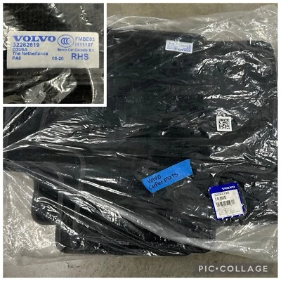2016-2020 VOLVO XC90 FRONT TEXTILE FLOOR MAT SET 32262619 32262190 OEM BRAND NEW - Image 1 of 4