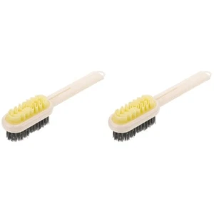 2 Pieces Schrubben Reinigungsbürste Schuhputzset Schuhbürste Nagel Bürsten - Bild 1 von 12