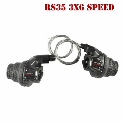 Palanca de cambios Shimano RevoShift RS35 Twist Grip 3 6 7 velocidades para bicicleta MTB Foto 1 de 4