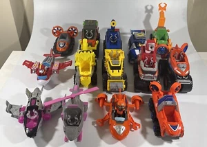 PAW PATROL LOT 14 Toy vehicles and 3 figures Firetruck-Police-Boat-Sanitation - Picture 1 of 24