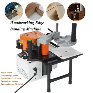 Portable Woodworking Edge Banding Machine Wood Double Side Gluing Edge Bander - Picture 1 of 14
