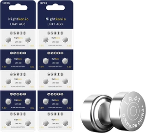 20 Pcs Pack LR41 AG3 SR41 392 384 192 Battery 1.5V Button Coin Cell Batteries - Picture 1 of 5
