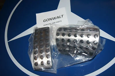 Pedais esportivos Mercedes Benz classe B acionamento elétrico AMG pads genuínos W246 - Imagem 1 de 2