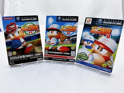 Jikkyo Powerful Pro Yakyu 9 10 11 Baseball GameCube NTSC-J Japan Konami Games - Image 1 of 4
