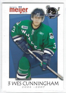 2006-07 Plymouth Whalers (OHL) Wes Cunningham
