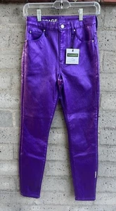 Garbage by Marta Goldschmied CLARA High Waisted Skinny Wax Purple Denim Jeans - Picture 1 of 13