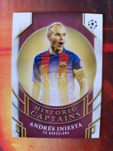 Andres Iniesta 2024-25 Topps UCC Flagship Historic Captains - FC Barcelona HC5 - Imagen 1 de 3