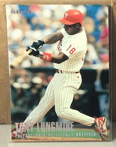 1996 FLEER TIFFANY #502 TONY LONGMIRE PHILADELPHIA PHILLIES - Picture 1 of 1
