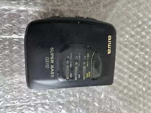 Aiwa HS-GS112 Walkman Personal Cassette Player FOR PARTS WORKING W ISSUES - Picture 1 of 5