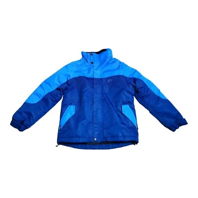 37 Degrees South Boys Blue Snow Jacket Size 6 - Hood Attachmnet Missing - Image 1 of 4