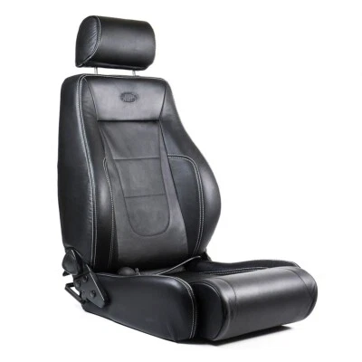 SAAS Universal Trax 4X4 Seats (1) Premium Black Leather ADR Compliant - image 1 of 4