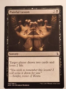 Painful Lesson - Amonkhet - Magic the Gathering MTG Nice! - Picture 1 of 2