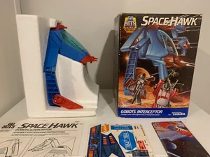 1986 GoBots Interceptor Space Hawk With Catalog Unused Stickers MIB Transformers - Picture 1 of 21